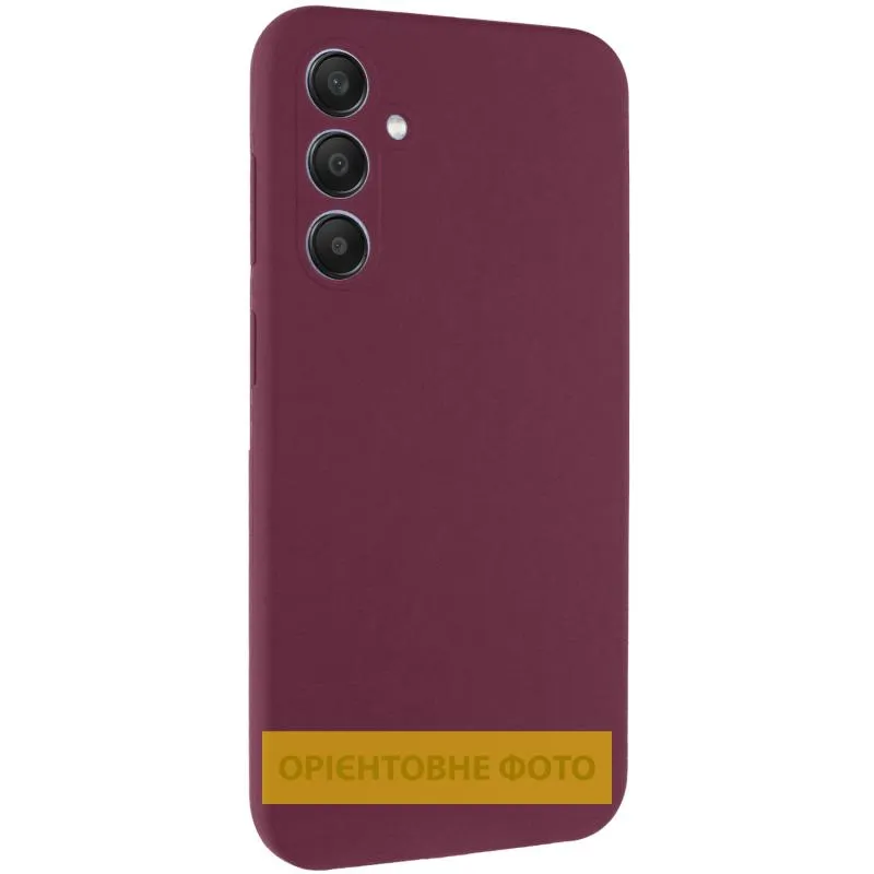 Чохол Silicone Cover Lakshmi Full Camera для Xiaomi Redmi 15 Бордовий / Plum