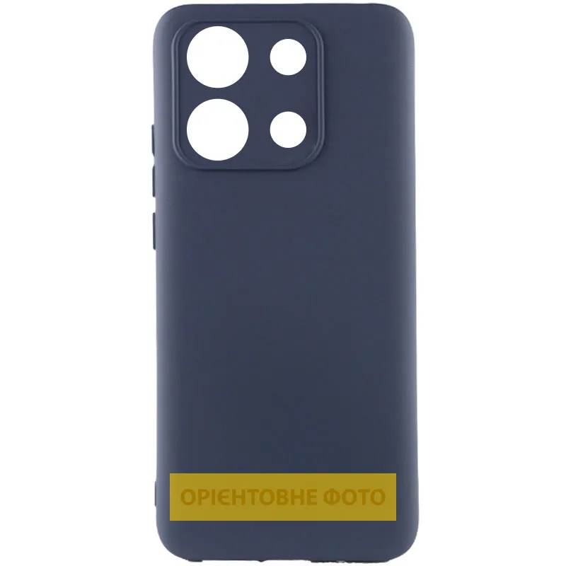 Чохол TPU GETMAN Liquid Silk Full Camera для Xiaomi Redmi A1+ / Poco C50 / A2+ Синій / Midnight Blue