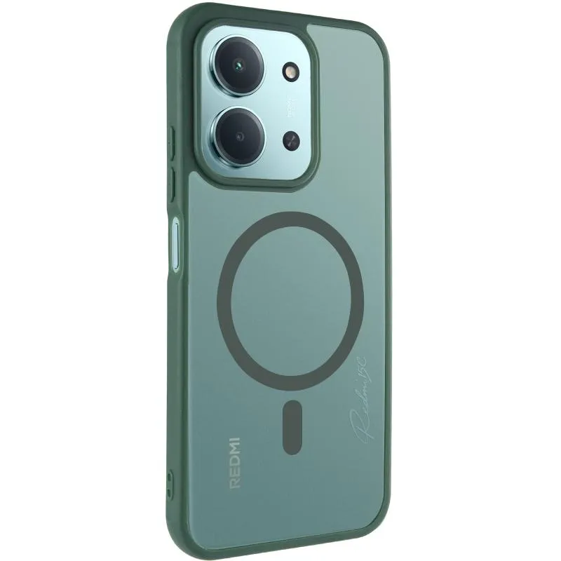 Чохол TPU Bloom with Magnetic Fit для Xiaomi Redmi 15C Green