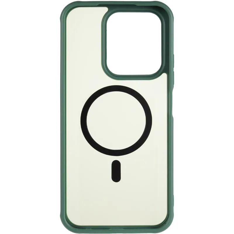 Чохол TPU Bloom with Magnetic Fit для Xiaomi Redmi 15C Green — фото 3