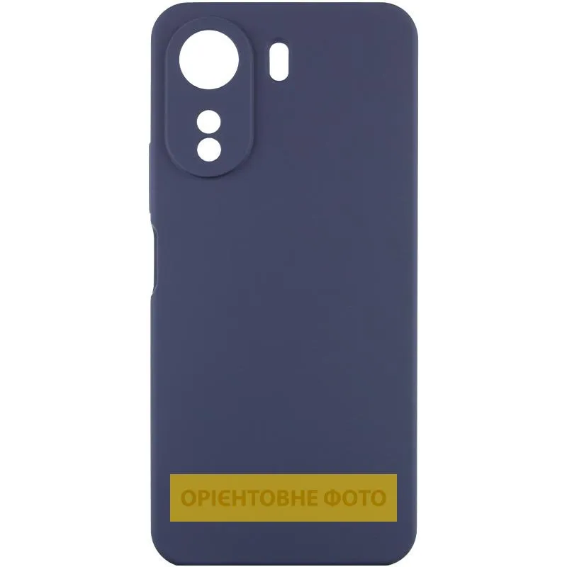 Чохол Silicone Cover Lakshmi Full Camera (AAA) для Xiaomi Redmi 15 4G (Global) / 5G Темно-синій / Midnight blue