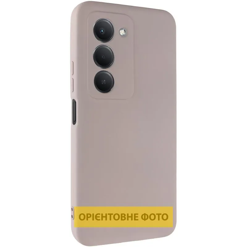 Чохол TPU GETMAN Liquid Silk Full Camera для Xiaomi Redmi 15 4G / 5G Сірий / Lavender