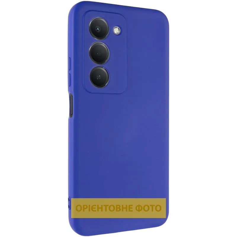 Чохол TPU GETMAN Liquid Silk Full Camera для Xiaomi Redmi 15 4G (Global) / 5G Синій / Deep navy
