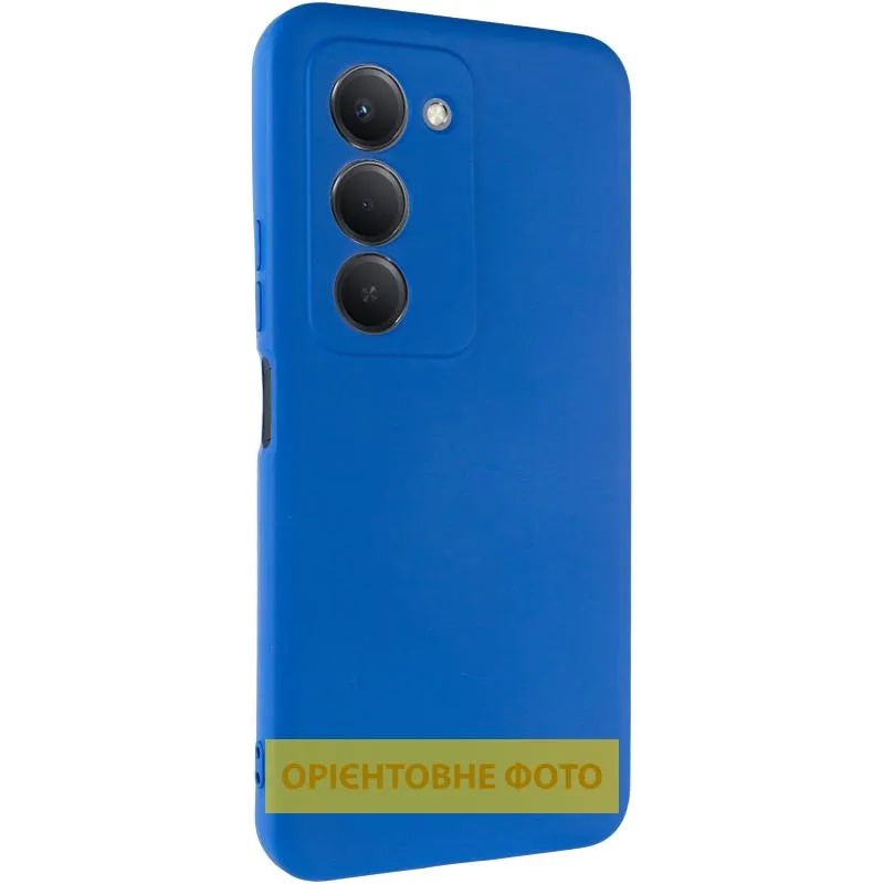 Чохол TPU GETMAN Liquid Silk Full Camera для Xiaomi Redmi 15 4G / 5G Синій / Royal blue