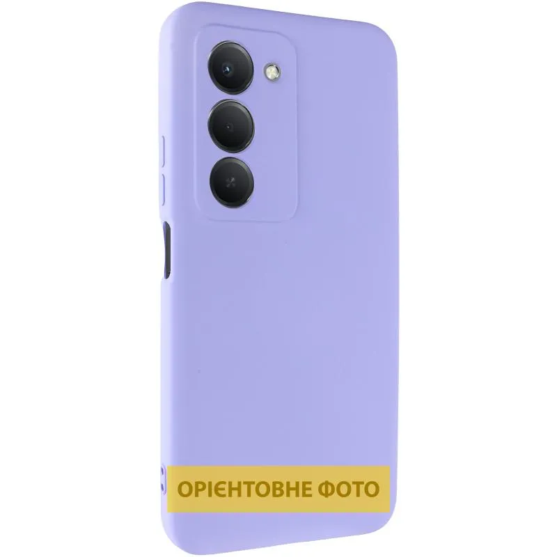 Чохол TPU GETMAN Liquid Silk Full Camera для Xiaomi Redmi 15 4G (Global) / 5G Бузковий / Light purple