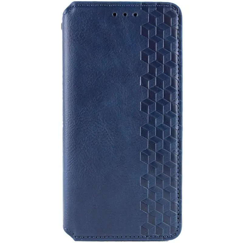 Шкіряний чохол-книжка GETMAN Cubic (PU) для Xiaomi Redmi 15 4G (Global) / 5G Синій