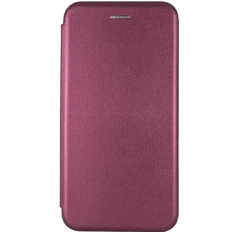Шкіряний чохол-книжка Classy для Xiaomi Redmi 15 4G (Global) / 5G Бордовий