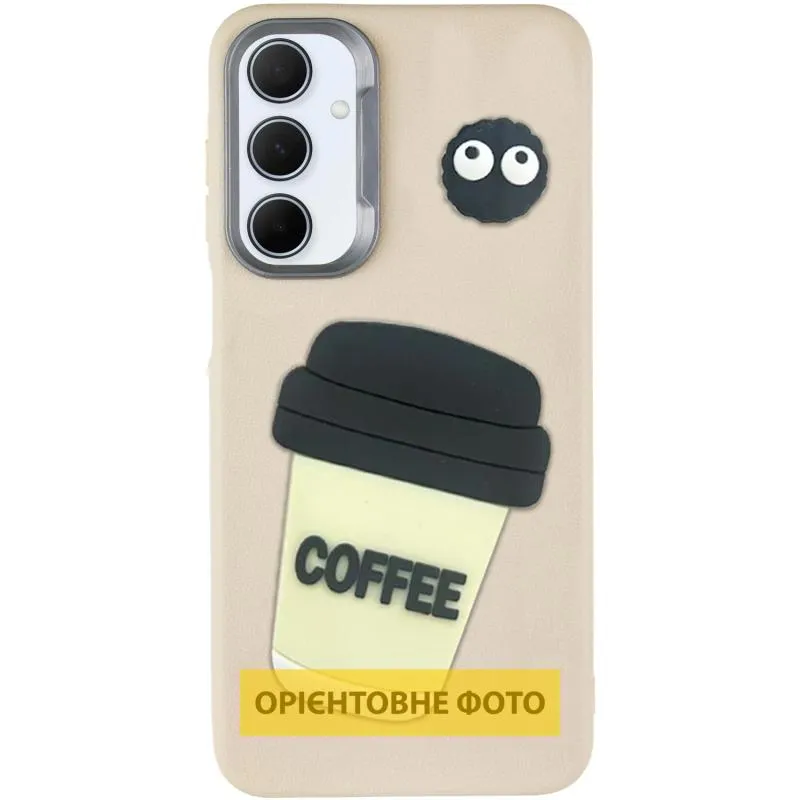 Чохол TPU Leather Toys для Xiaomi Redmi 15 4G (Global) / 5G Coffee / Sand