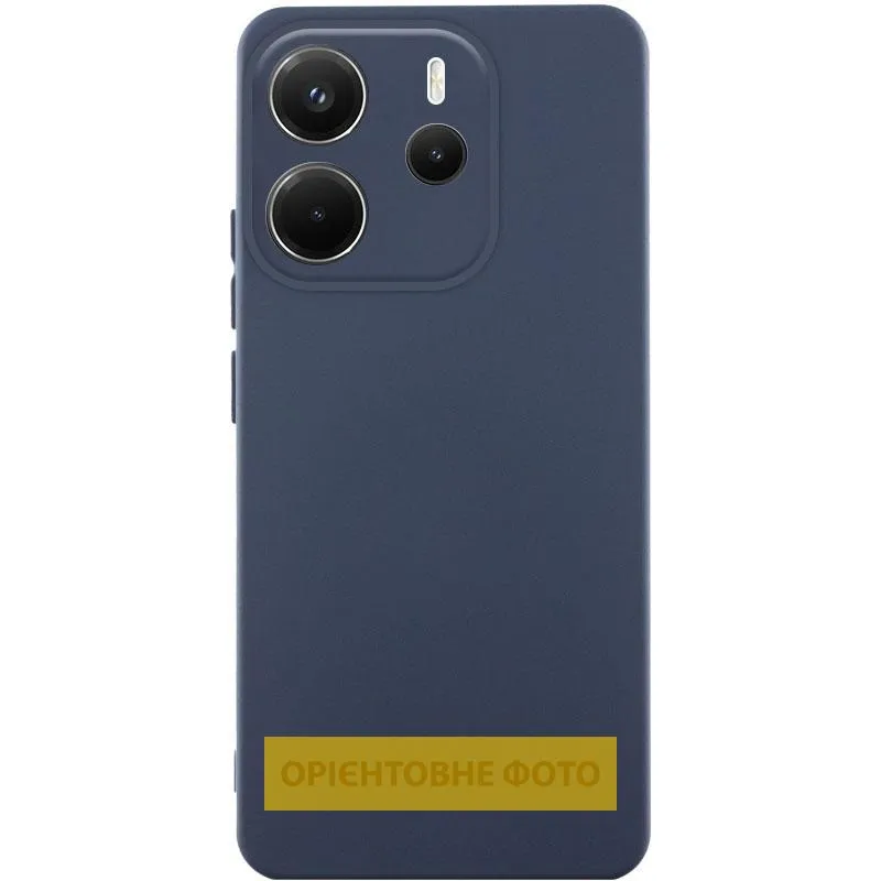 Чохол Silicone Cover Ummi Lakshmi Full Camera (AA) для Xiaomi Redmi 15 4G (Global) / 5G Синій / Midnight Blue