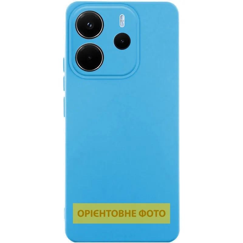 Чохол Silicone Cover Ummi Lakshmi Full Camera для Xiaomi Redmi Note 14 Pro 4G/5G Блакитний / Sky Blue
