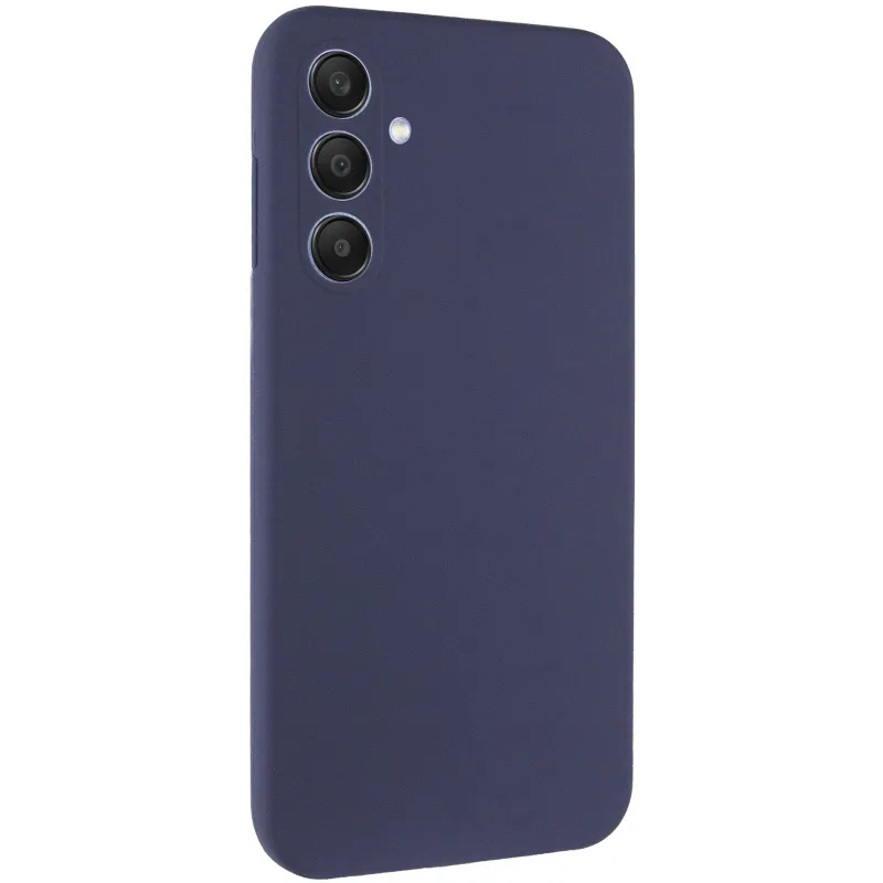 Чохол Silicone Cover Ummi Lakshmi Full Camera (AA) для Samsung Galaxy A56 5G Синій / Midnight Blue