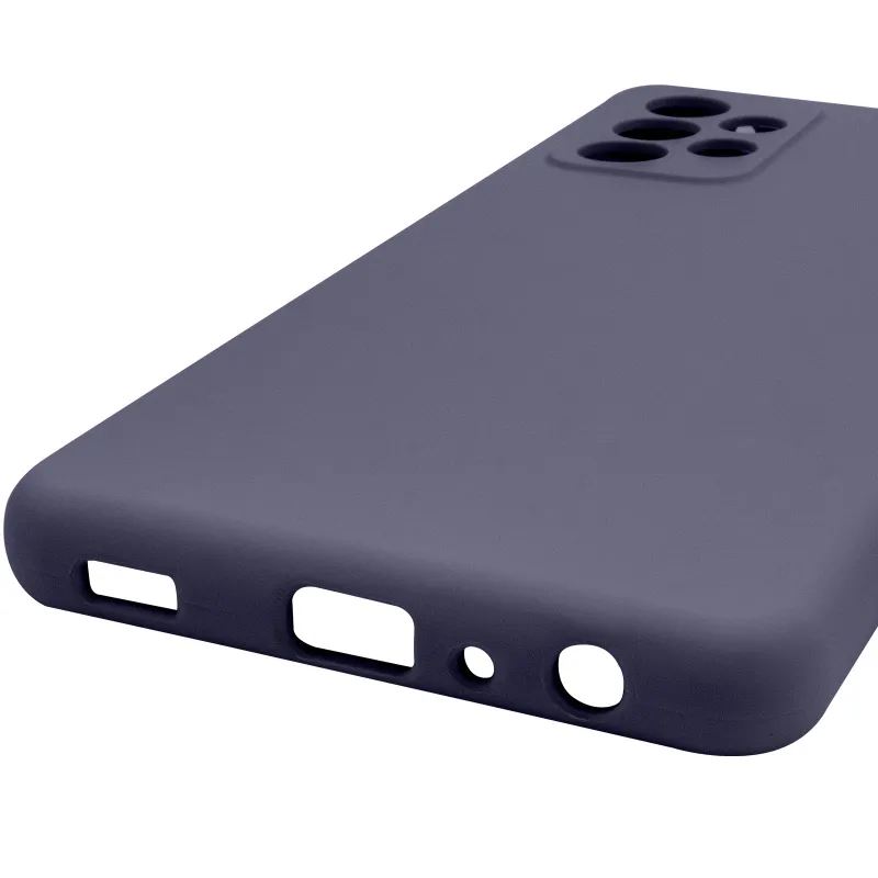 Чохол Silicone Cover Lakshmi Full Camera для Samsung Galaxy A32 5G Темно-синій / Midnight blue — фото 5
