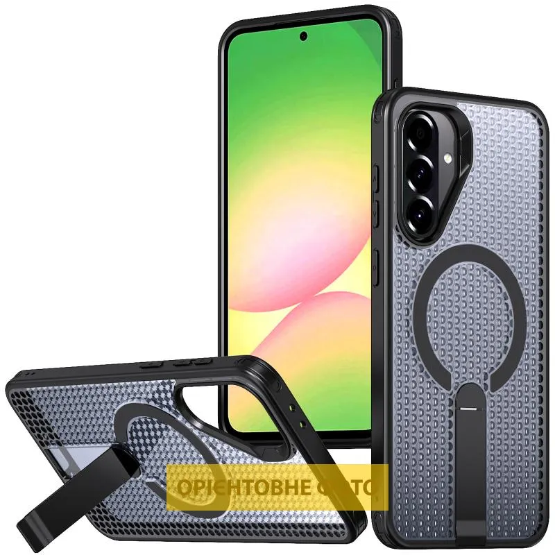 Чохол TPU Breeze with Magnetic Fit stand для Xiaomi Redmi 14C / Poco C75 Black