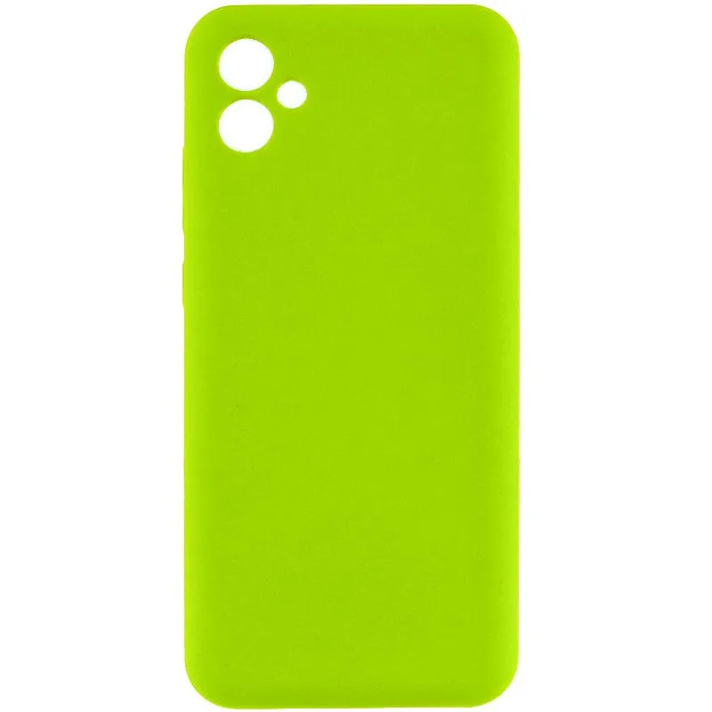 Чохол Silicone Cover Ummi Lakshmi Full Camera для Samsung Galaxy A06 Салатовий / Neon Green