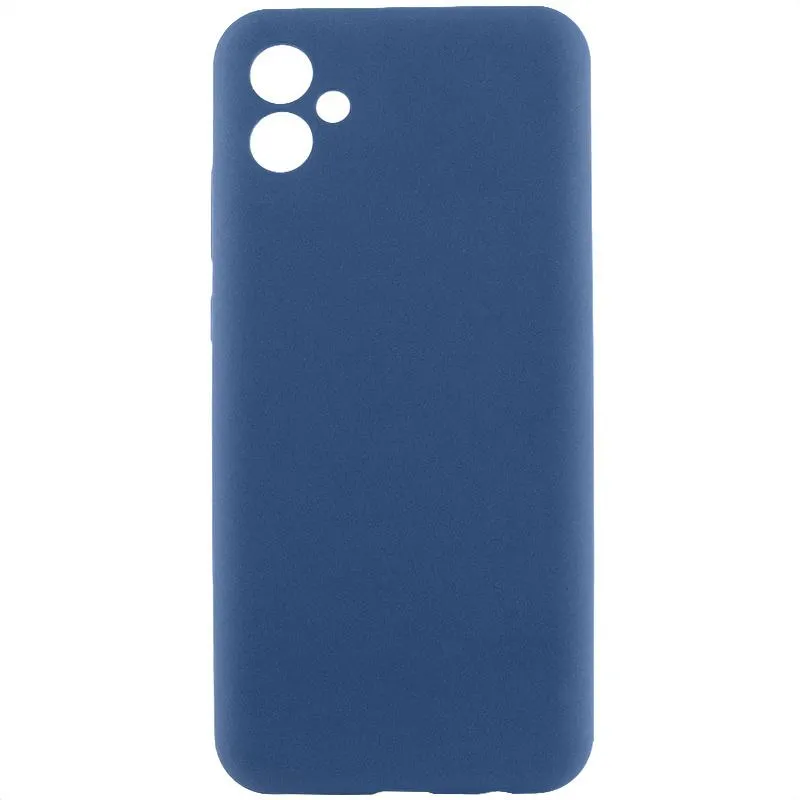 Чохол Silicone Cover Ummi Lakshmi Full Camera (AA) для Samsung Galaxy A06 Синій / Navy Blue