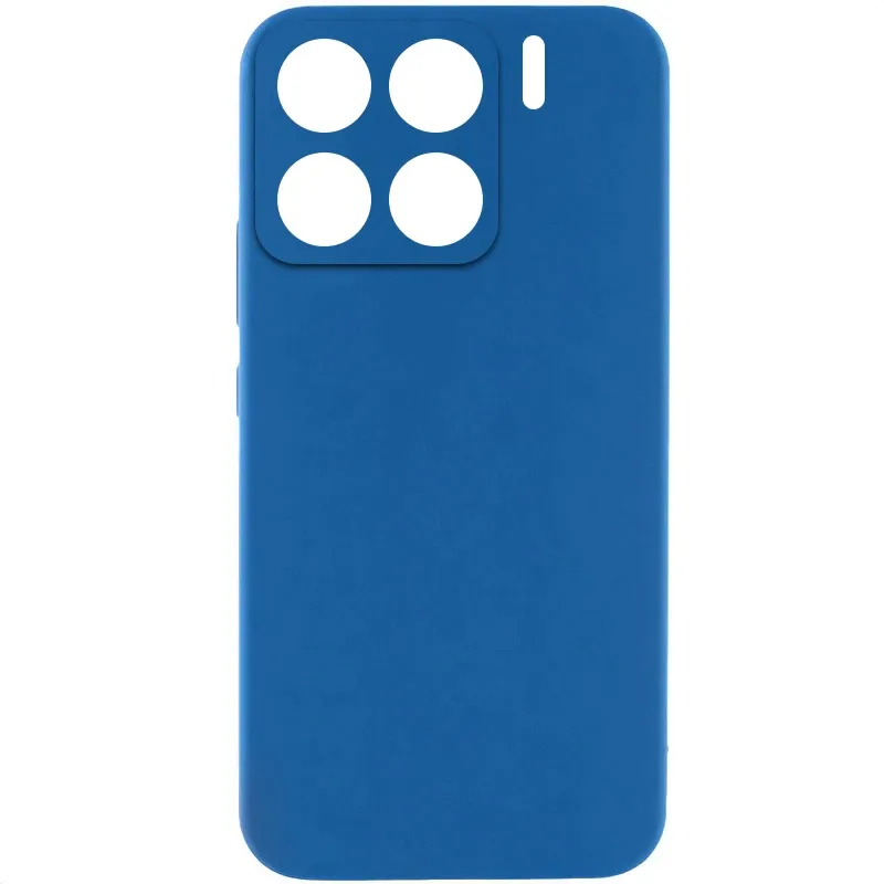 Чохол Silicone Cover Ummi Lakshmi Full Camera (AA) для Xiaomi Poco X6 Pro Синій / Navy Blue