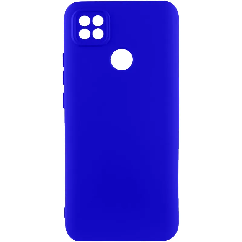 Чохол Silicone Cover Ummi Lakshmi Full Camera (AA) для Xiaomi Redmi 10A / 9C Синій / Iris
