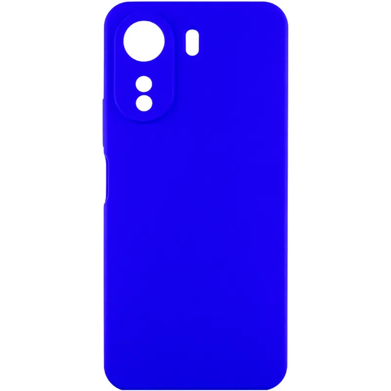 Чохол Silicone Cover Ummi Lakshmi Full Camera (AA) для Xiaomi Redmi 13C Синій / Iris