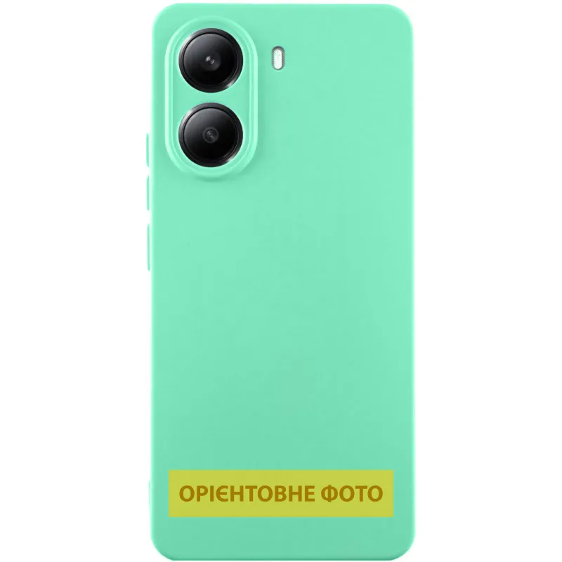Чохол Silicone Cover Ummi Lakshmi Full Camera (AA) для Xiaomi Redmi Note 15 4G/5G (EU) Ментоловий / Mint