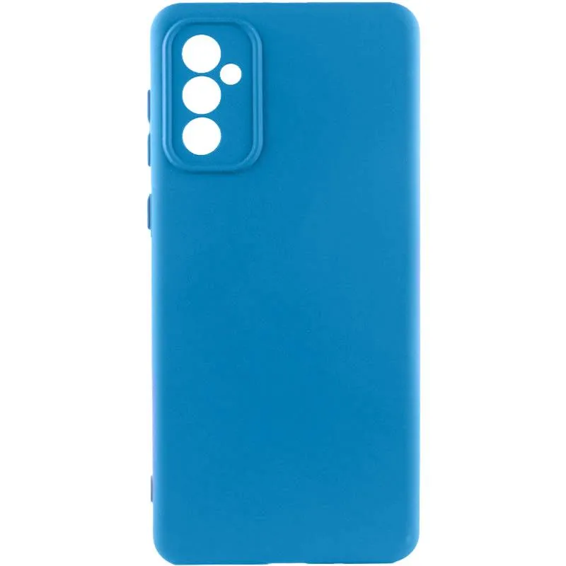 Чохол TPU GETMAN Liquid Silk Full Camera для Samsung Galaxy A57 5G Синій / Royal blue