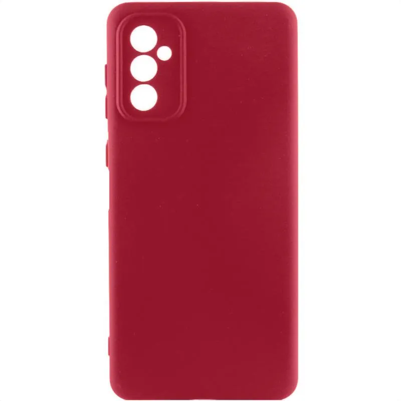Чохол TPU GETMAN Liquid Silk Full Camera для Samsung Galaxy A57 5G Червоний / Dark Red