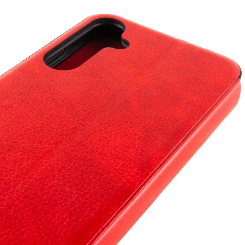 Шкіряний чохол-книжка Belora для Samsung Galaxy A57 5G Red — фото 7
