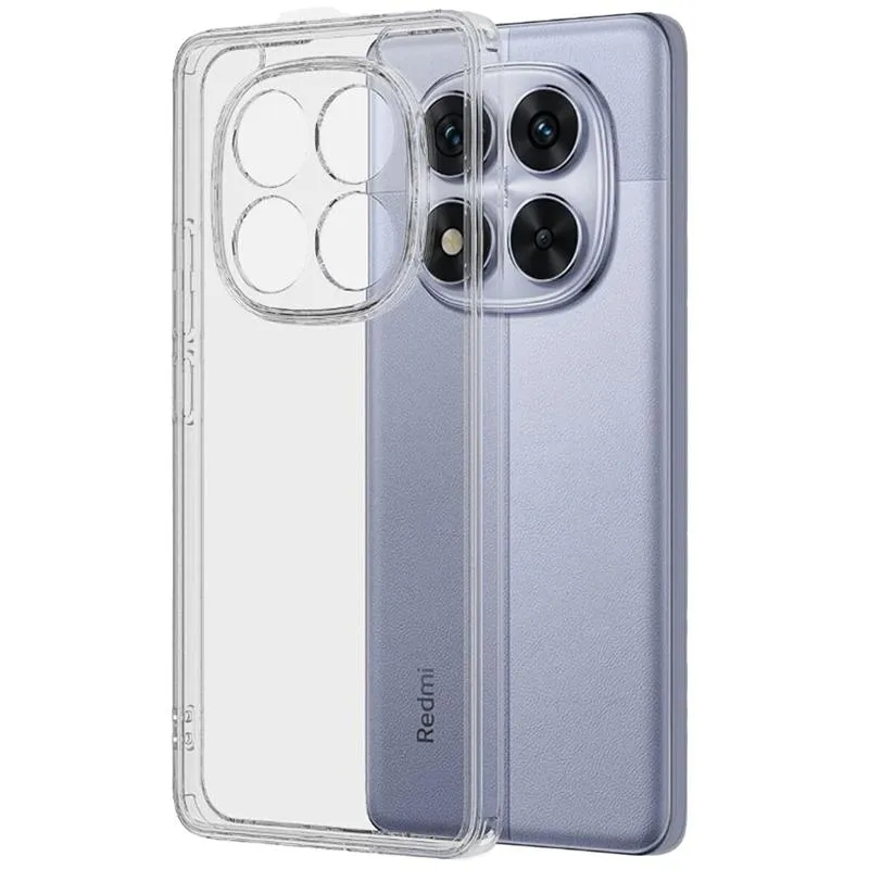 TPU чохол Epic Transparent 1,5mm Full Camera для Xiaomi Redmi Note 15 Pro 4G Безбарвний
