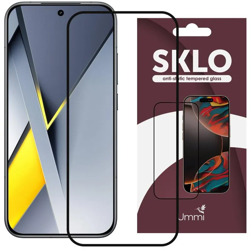 Захисне скло SKLO 3D для Xiaomi Redmi 15 4G (Global) / 5G Чорний
