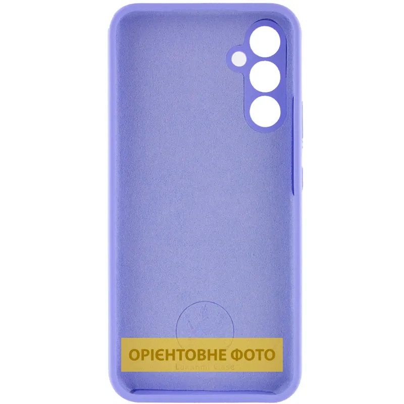 Чохол Silicone Cover Lakshmi Full Camera для Samsung Galaxy A12 Бузковий / Dasheen — фото 4