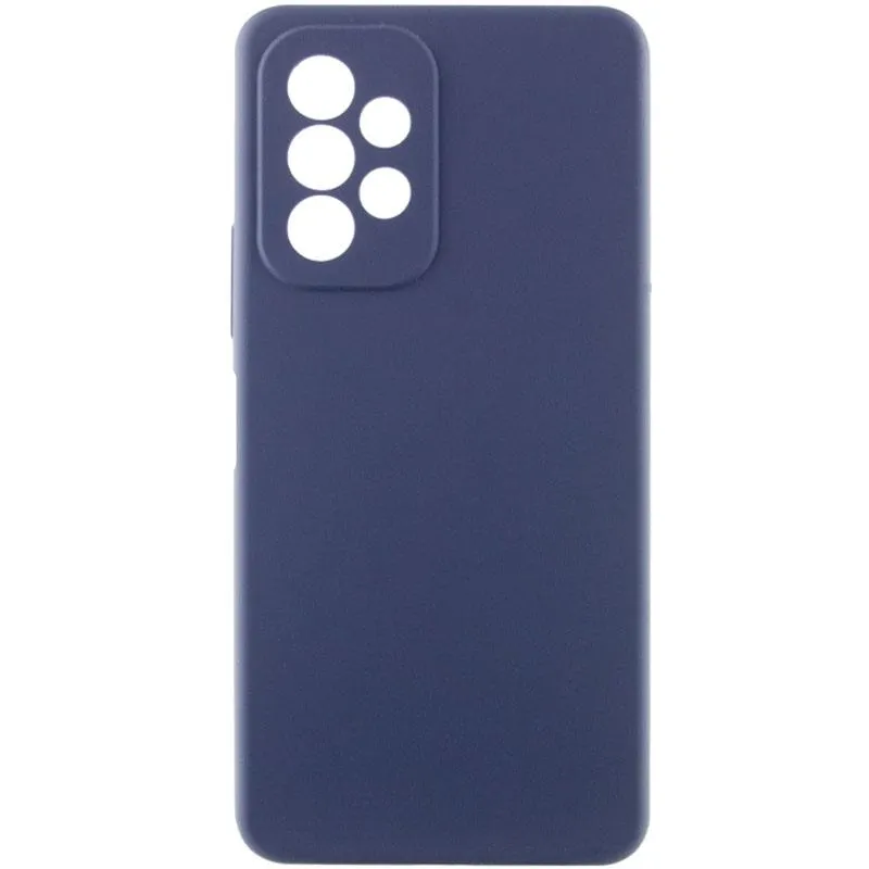 Чохол Silicone Cover Lakshmi Full Camera для Samsung Galaxy A13 4G Темно-синій / Midnight blue