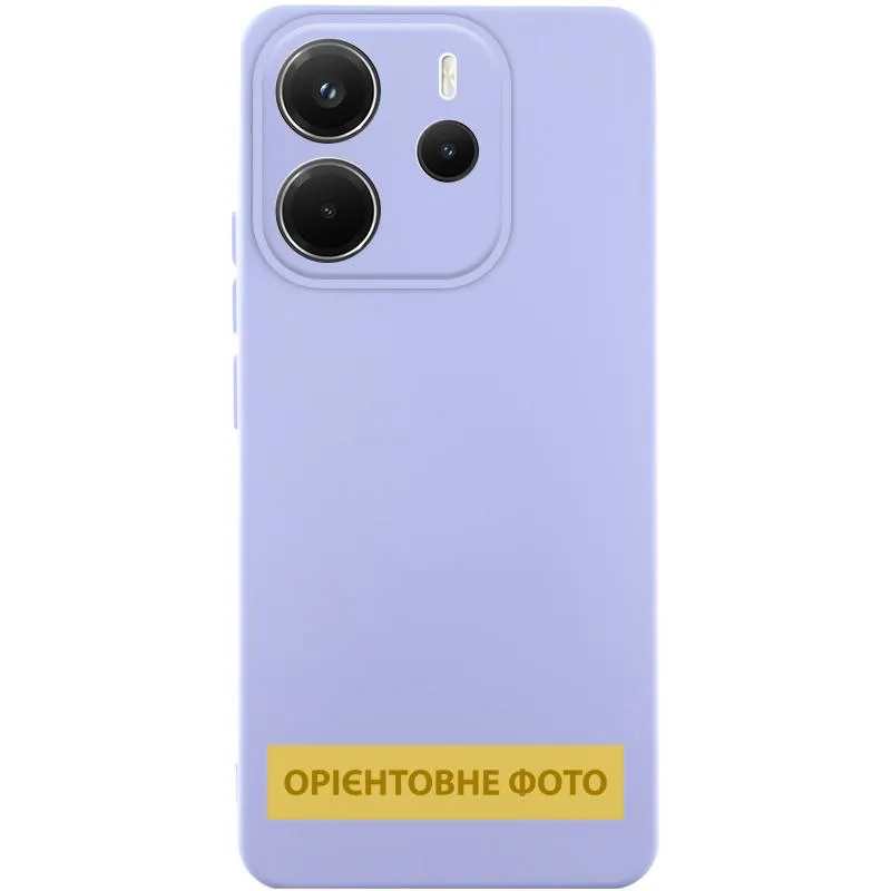 Чохол Silicone Cover Lakshmi Full Camera (AAA) для Xiaomi Redmi Note 12 Pro+ 5G Бузковий / Dasheen