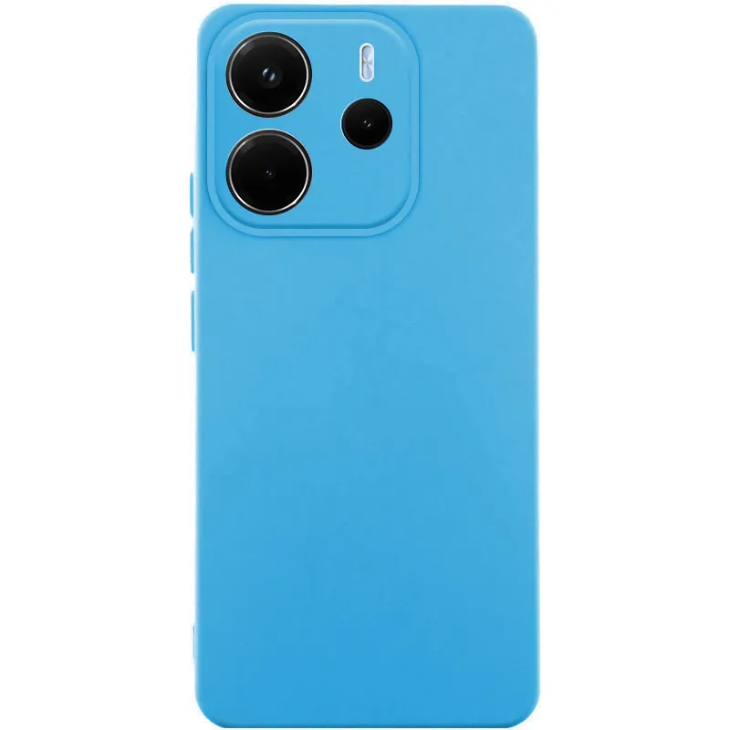 Чохол Silicone Cover Ummi Lakshmi Full Camera (AA) для Xiaomi Redmi Note 14 4G (Int. version) Блакитний / Sky Blue