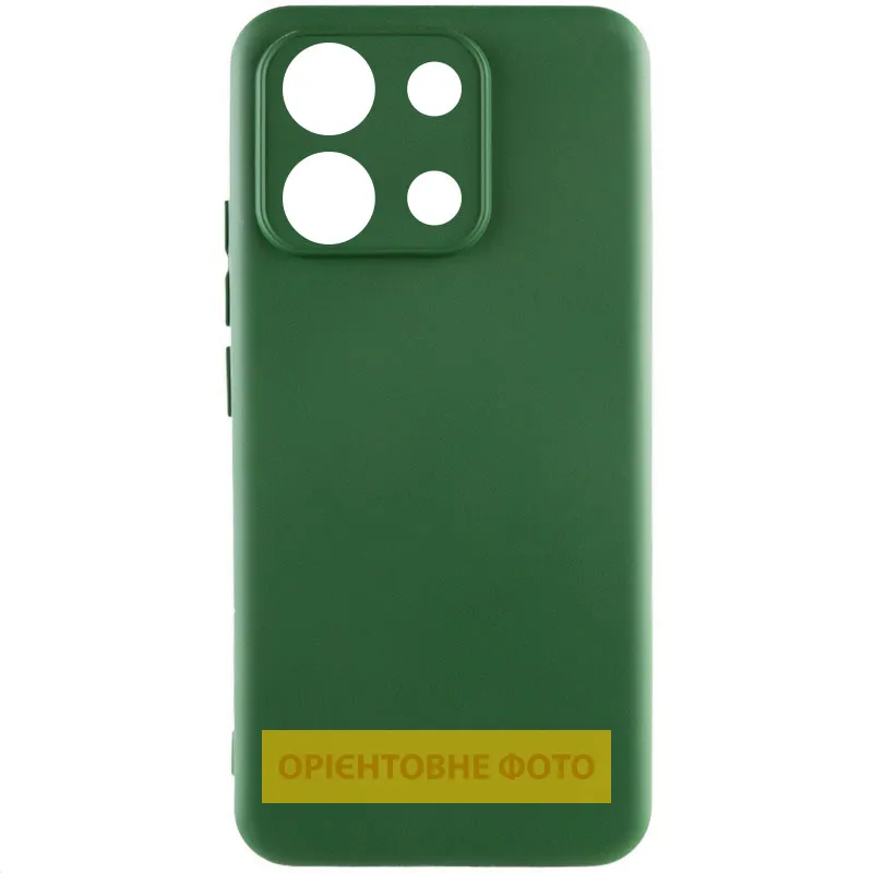 Чохол Silicone Cover Ummi Lakshmi Full Camera (AA) для Xiaomi Redmi A5 / Poco C71 Зелений / Dark green