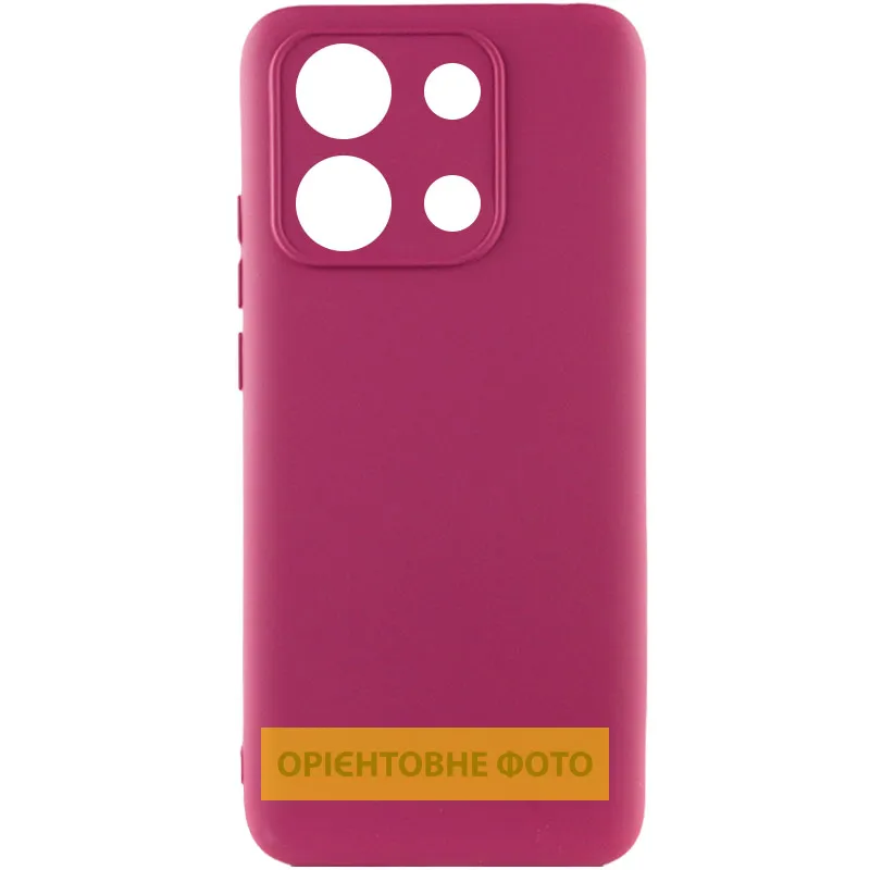 Чохол Silicone Cover Ummi Lakshmi Full Camera (AA) для Xiaomi Redmi A5 / Poco C71 Бордовий / Marsala