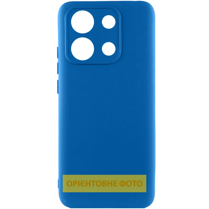 Чохол Silicone Cover Ummi Lakshmi Full Camera (AA) для Xiaomi Redmi A5 / Poco C71 Синій / Navy Blue