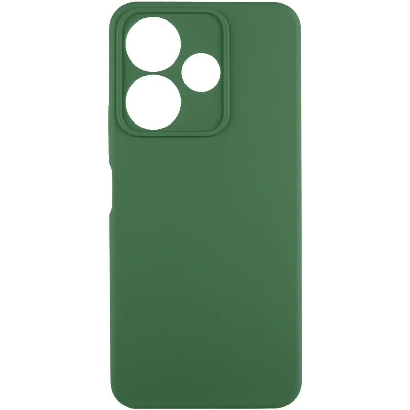 Чохол Silicone Cover Ummi Lakshmi Full Camera (AA) для Xiaomi Redmi 13 4G / Poco M6 4G Зелений / Dark green