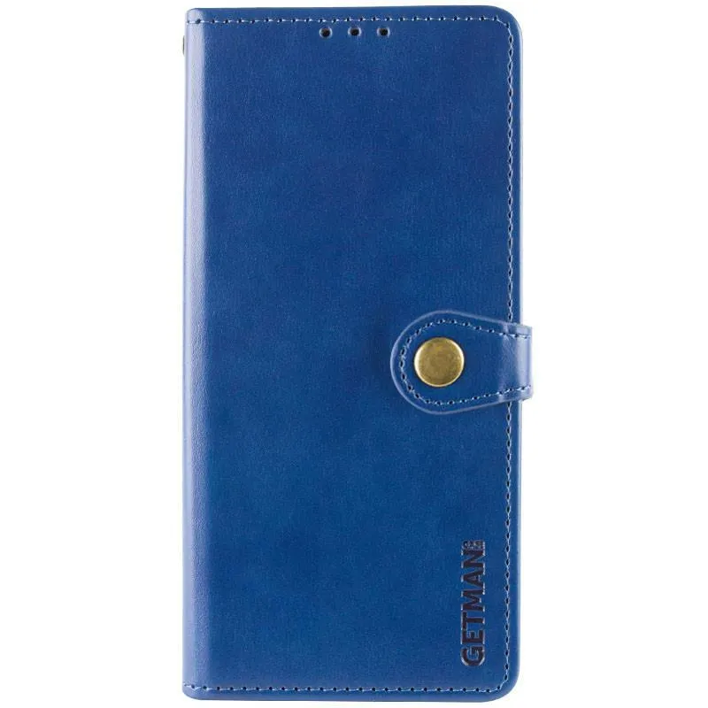 Шкіряний чохол-книжка GETMAN Gallant для Xiaomi Redmi Note 15 4G/5G Синій