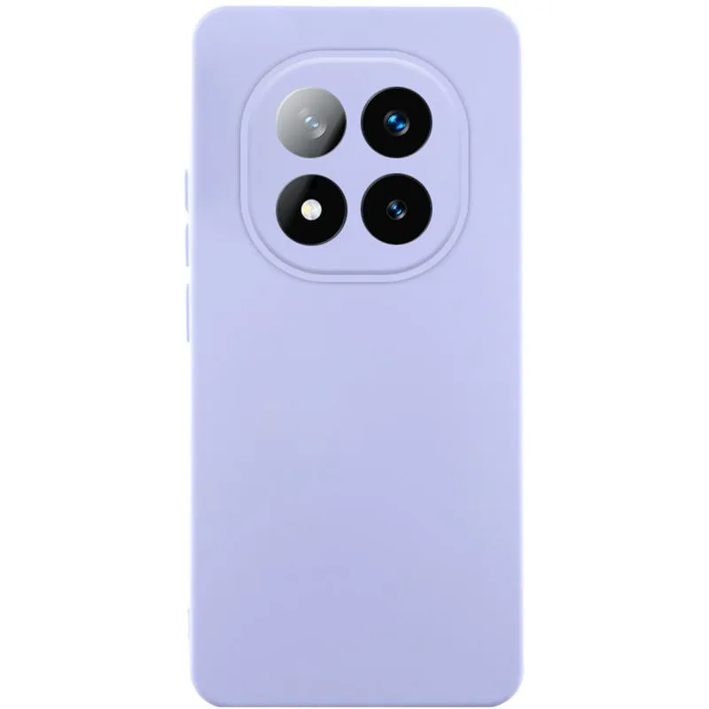 Чохол TPU GETMAN Liquid Silk Full Camera для Xiaomi Redmi Note 15 Pro 5G Бузковий / Light purple