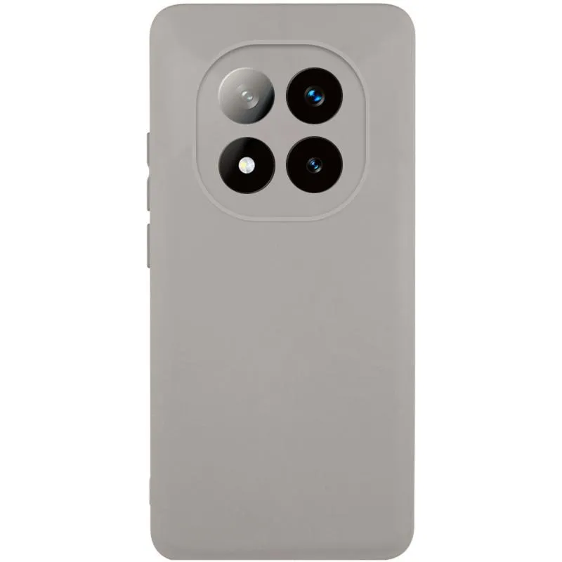 Чохол TPU GETMAN Liquid Silk Full Camera для Xiaomi Redmi Note 15 Pro 4G Сірий / Lavender