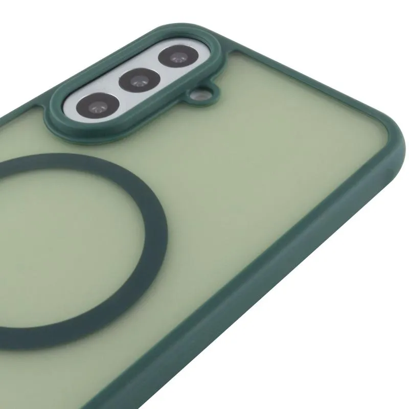 Чохол TPU Bloom with Magnetic Fit для Samsung Galaxy A57 5G Green — фото 4