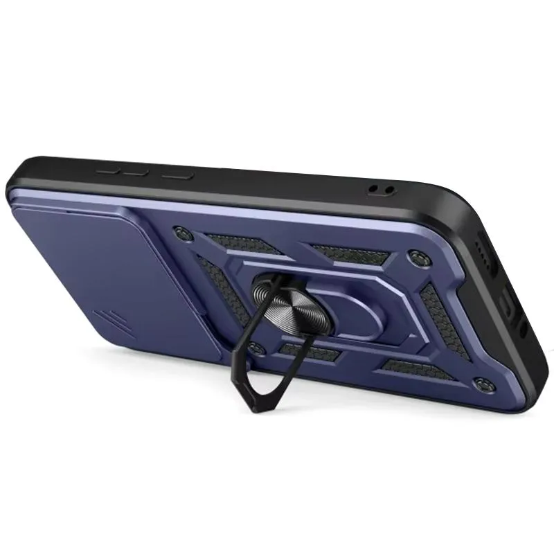 Чохол Ummi Camshield Serge Ring для Xiaomi Poco F8 Pro Синій / Navy — фото 2