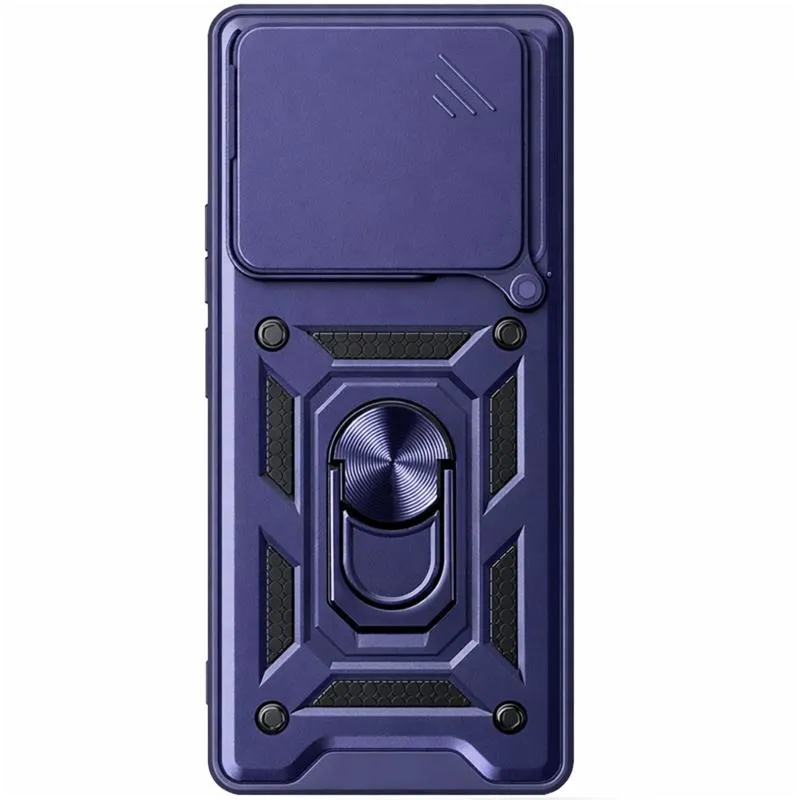 Чохол Ummi Camshield Serge Ring для Xiaomi Poco F8 Pro Синій / Navy — фото 3