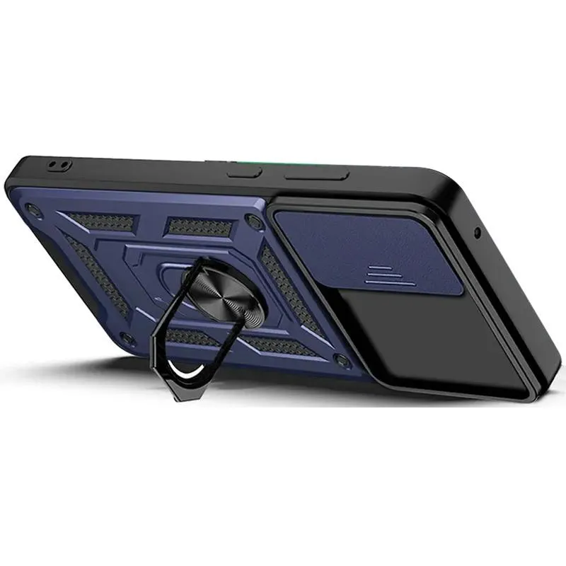 Чохол Ummi Camshield Serge Ring для Xiaomi Redmi 15 Синій / Navy — фото 4