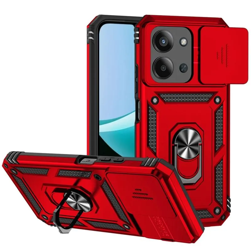 Чохол Ummi Camshield Serge Ring для Xiaomi Redmi 15C (Global) / Poco C85 (Global) Червоний / Red