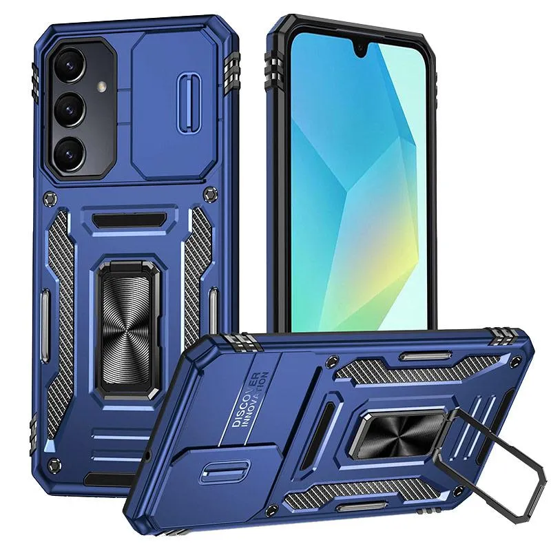 Ударостійкий чохол Camshield Army Ring для Samsung Galaxy A37 5G / A36 5G / A56 5G Синій / Navy