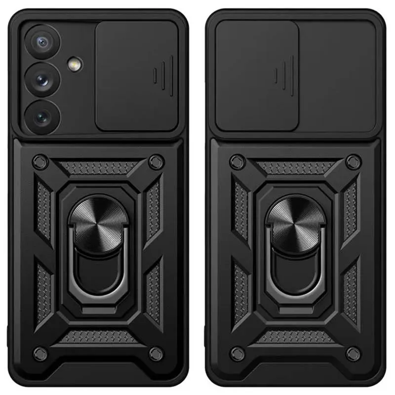 Чохол Ummi Camshield Serge Ring для Samsung Galaxy A57 5G Чорний / Black — фото 2