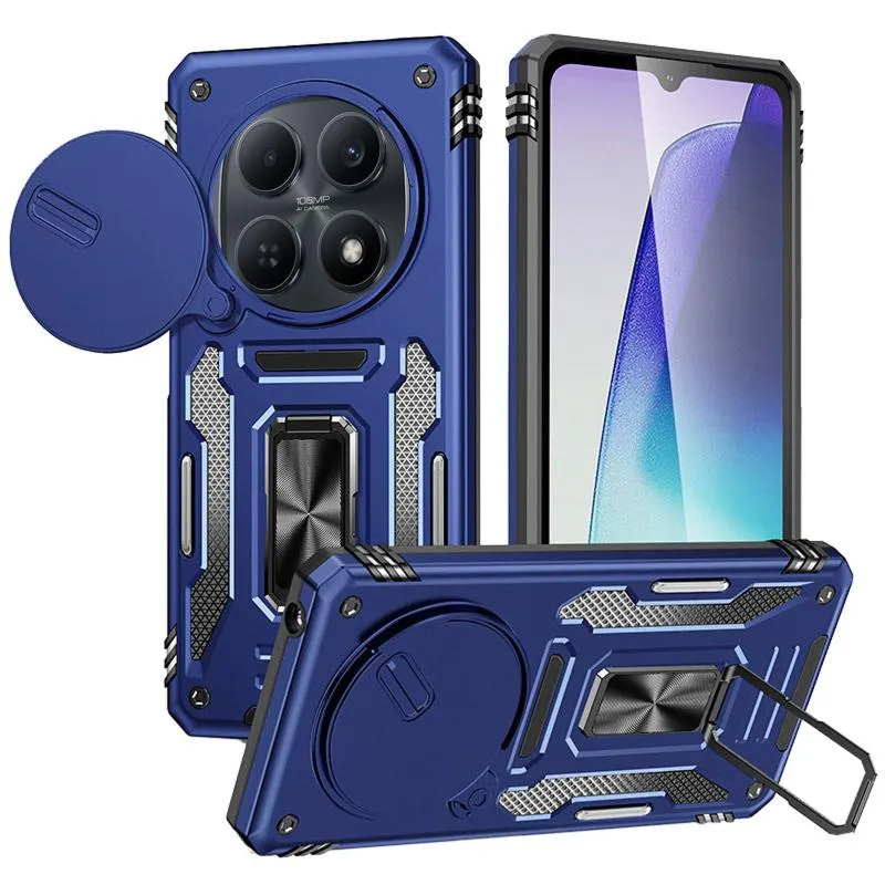 Ударостійкий чохол Camshield Army Ring для Xiaomi Redmi Note 15 / Poco M8 5G Синій / Navy