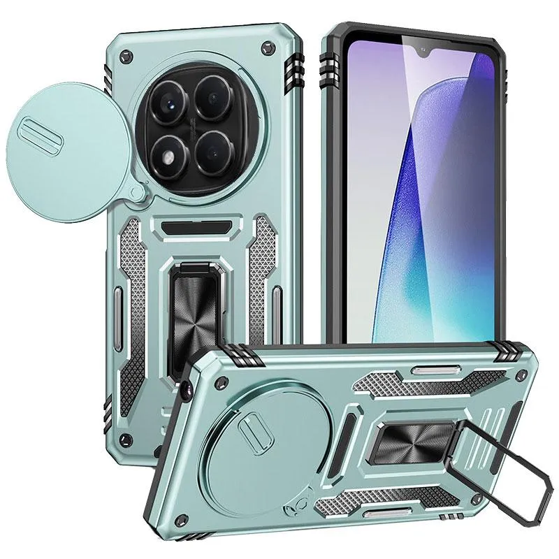 Ударостійкий чохол Camshield Army Ring для Xiaomi Redmi Note 15 Pro+ 5G / Poco M8 Pro 5G Зелений / Light Green