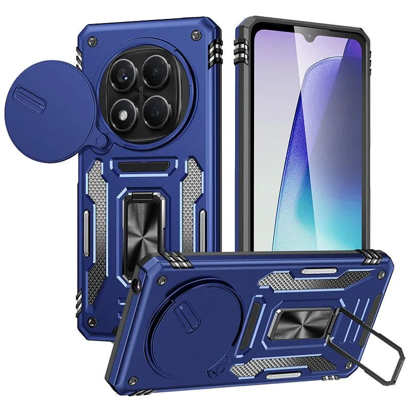 Ударостійкий чохол Camshield Army Ring для Xiaomi Redmi Note 15 Pro+ 5G / Poco M8 Pro 5G Синій / Navy