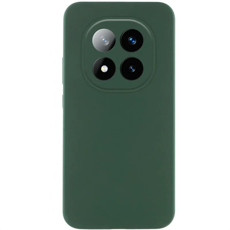 Чохол Silicone Cover Lakshmi Full Camera (AAA) для Xiaomi Redmi Note 15 Pro 5G Зелений / Cyprus Green